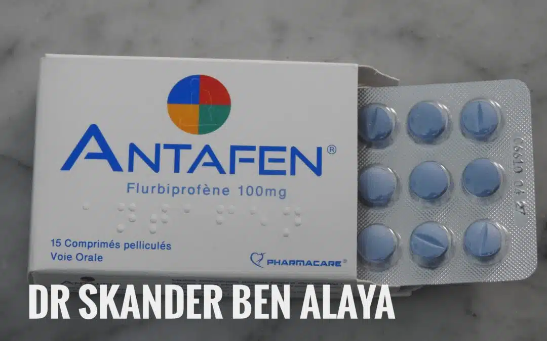 Antafen est le nom commercial d’un médicament dont le principe actif est le flurbiprofène, un anti-inflammatoire non stéroïdien (AINS).